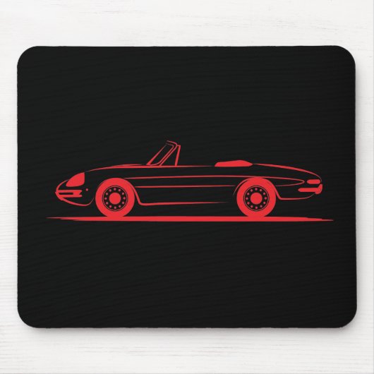 Alfa Romeo Giulietta Spider Spyder Duetto Graduate Mousepad (Vorne)