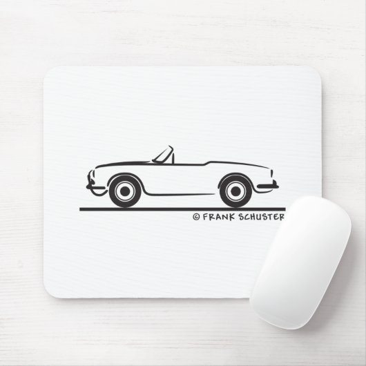 Alfa Romeo Guilietta Spider Mousepad (Mit Mouse)
