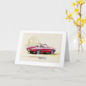 Alfa Romeo Karte (Gelbe Blume)