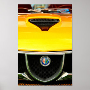 Alfa Romeo Montreal Classic Sportwagen Poster