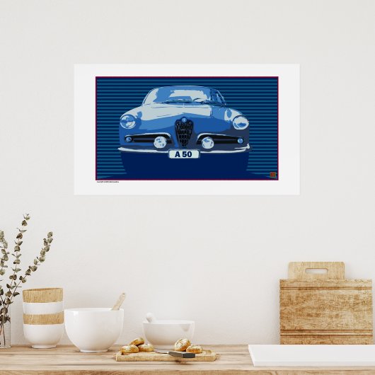 Alfa Romeo-Print Poster (Küche)