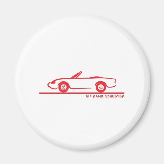 Alfa Romeo Spider Duetto Magnet (Vorne)