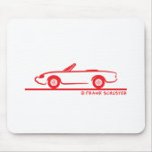 Alfa Romeo Spider Duetto Mousepad (Vorne)