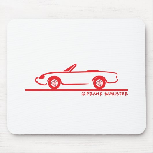 Alfa Romeo Spider Duetto Mousepad (Vorne)