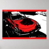 Alfa Spider Poster (Vorne)