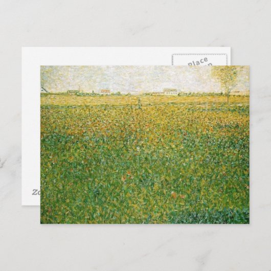 Alfalfa Fields Postkarte (Vorne/Hinten)