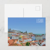 Alfalma Lissabon Portugal Postkarte (Vorne/Hinten)