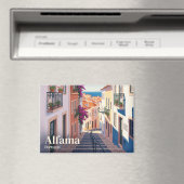 Alfama-Distrikt Portugal Magnet (In Situ (Geschirrspüler))