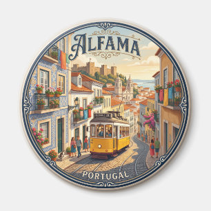 Alfama-Distrikt Portugal Magnet