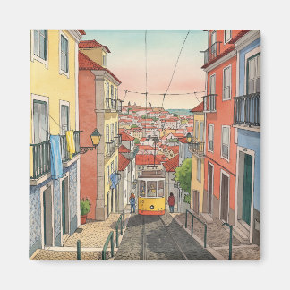 Alfama - Lisboa - Portugal Magnet
