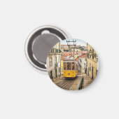 Alfama, Lisboa - Portugal - Tram Magnet (Vorderseite/Rückseite)