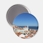 Alfama, Lisbon, Portugal, Magnet (Vorderseite/Rückseite)