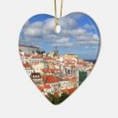 Alfama Lissabon Dachspitzen Keramik Ornament (Links)