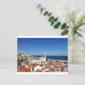 Alfama, Lissabon, Portugal, Postkarte (Stehend Vorderseite)
