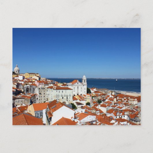 Alfama, Lissabon, Portugal Postkarte (Vorderseite)