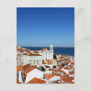 Alfama, Lissabon, Portugal Postkarte