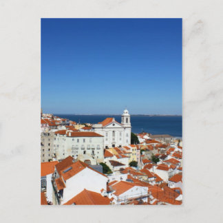Alfama, Lissabon, Portugal Postkarte
