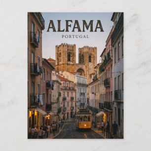 Alfama Portugal Postkarte