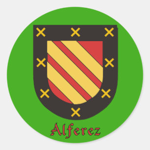 Alferez Familie Schild Aufkleber