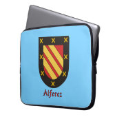Alferez Family Shield Laptopschutzhülle (Vorderseite Links)