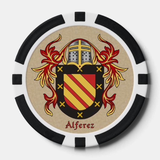 Alferez Heraldic Arms Pokerchips (Vorderseite)