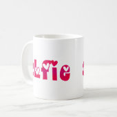 Alfie im Herzen Kaffeetasse (Vorderseite Links)
