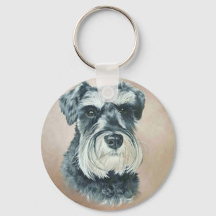 Alfie - Miniatur-Schnauzer Schlüsselanhänger