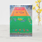 Alfombra 13 karte (Gelbe Blume)