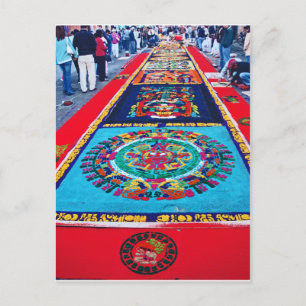 Alfombras de La Antigua 2 Postkarte