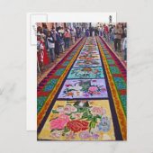 Alfombras de La Antigua 4 Postkarte (Vorne/Hinten)