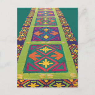 Alfombras de La Antigua 9 Postkarte