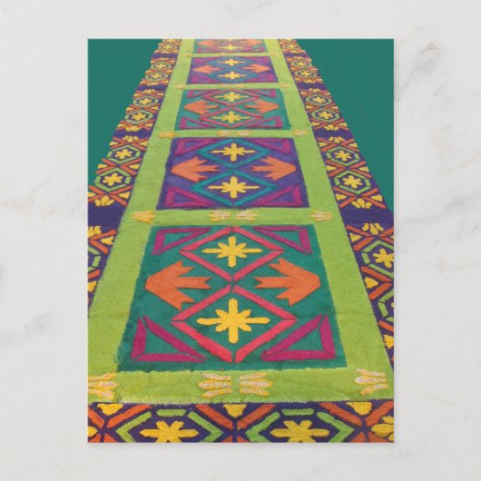 Alfombras de La Antigua 9 Postkarte (Vorderseite)