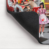 Alfombrilla De Coche Zombie Diner Mousepad (Ecke)