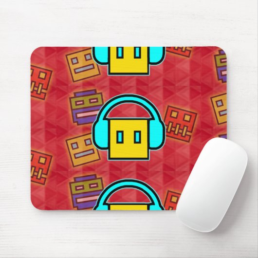 Alfombrilla de mouse Geometry Dash Mousepad (Mit Mouse)