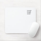 Alfombrilla de ratón de amor propio mousepad (Mit Mouse)
