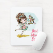 Alfombrilla de ratón para mamá mousepad (Mit Mouse)