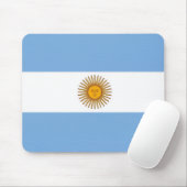Alfombrilla para ratón con la bandera de Argentina Mousepad (Mit Mouse)