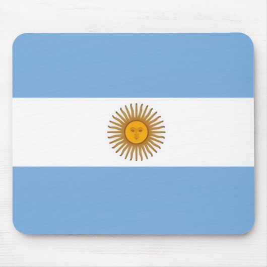 Alfombrilla para ratón con la bandera de Argentina Mousepad (Vorne)