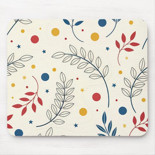 Alfombrilla para ratón diseño floral mousepad (Vorne)