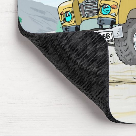 AlfombrillaLandRover88zazzle Mousepad (Ecke)