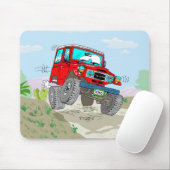 AlfombrillaToyotaBJ40cerrado kopiert Mousepad (Mit Mouse)