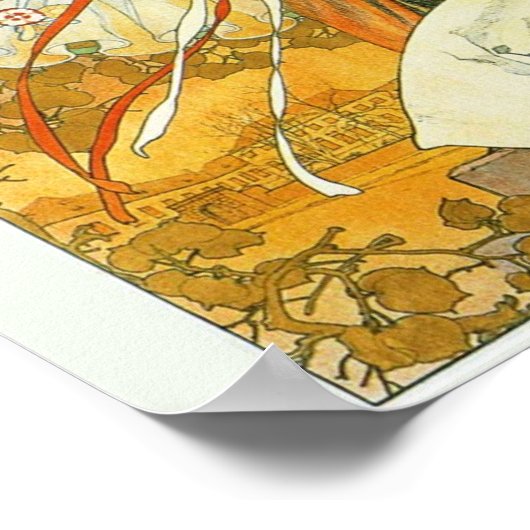 Alfons M. Mucha Poster (Ecke)