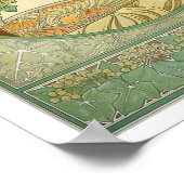 Alfons M. Mucha Poster (Ecke)