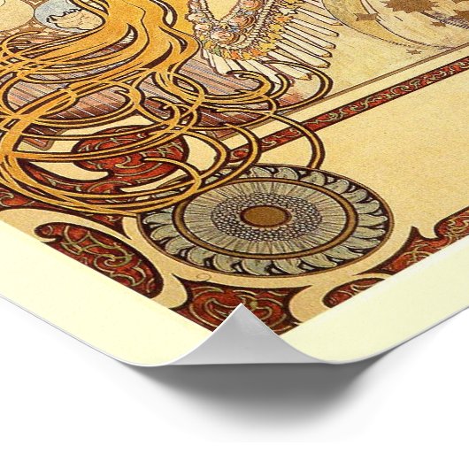 Alfons M. Mucha Poster (Ecke)