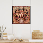 Alfons Maria Mucha ~ Art Nouveau 1 300 Alfons Poster (Küche)