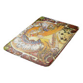 Alfons Mucha 1896 Zodiac Badematte (Schrägansicht)