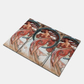 Alfons Mucha 1898 Dance Fußmatte (Schrägansicht)