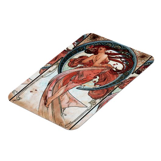 Alfons Mucha 1898 Dance Magnet (Linke Seite)
