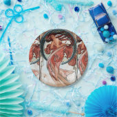 Alfons Mucha 1898 Dance Pappteller (Party)