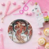 Alfons Mucha 1898 Dance Pappteller (Party)